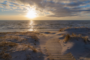 beach sunset